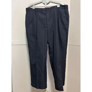 Haggar Black Label Men’s Navy Dress Pants Wrinkle Free Size 42